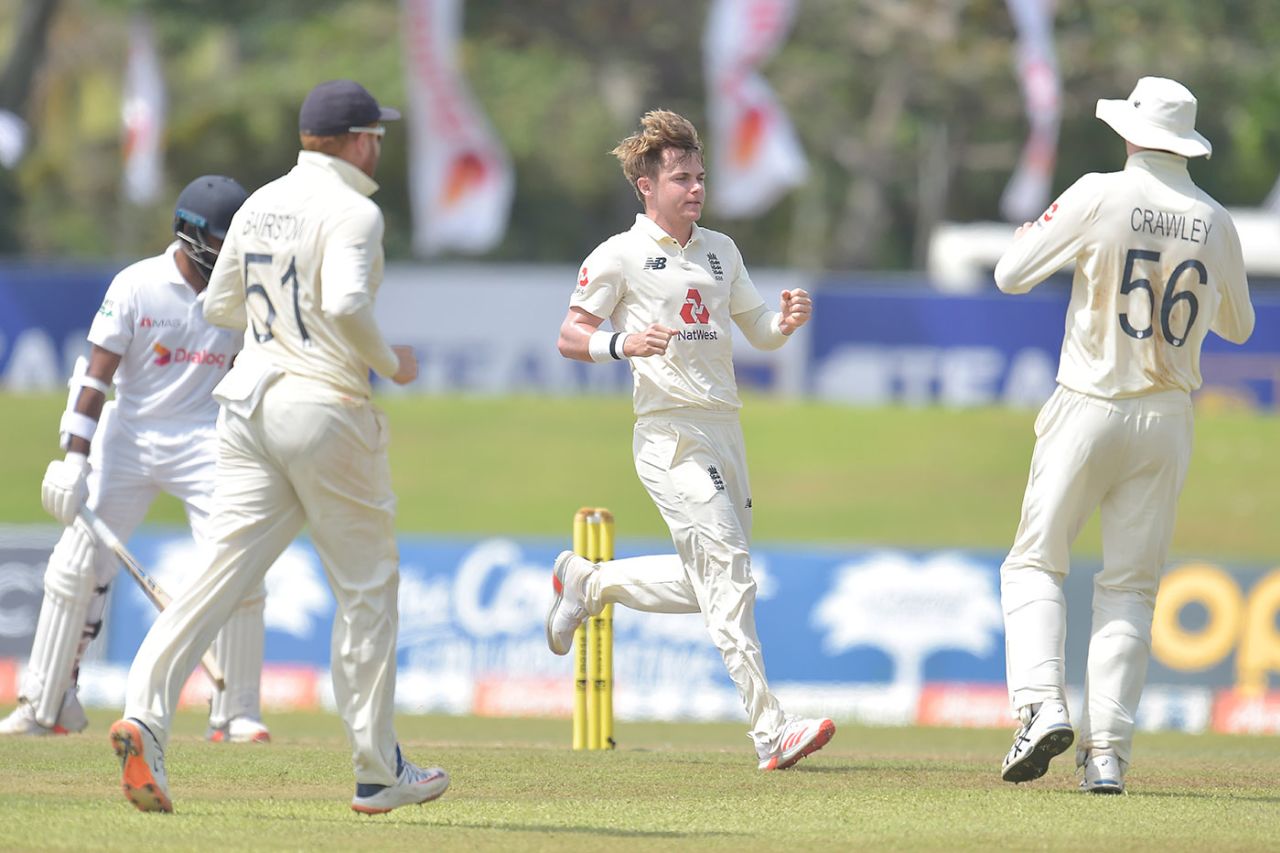 Sam Curran extracted Lahiru Thirimanne with the new ball, Sri Lanka v England, 1st Test, Galle, 4th day, January 17, 2021