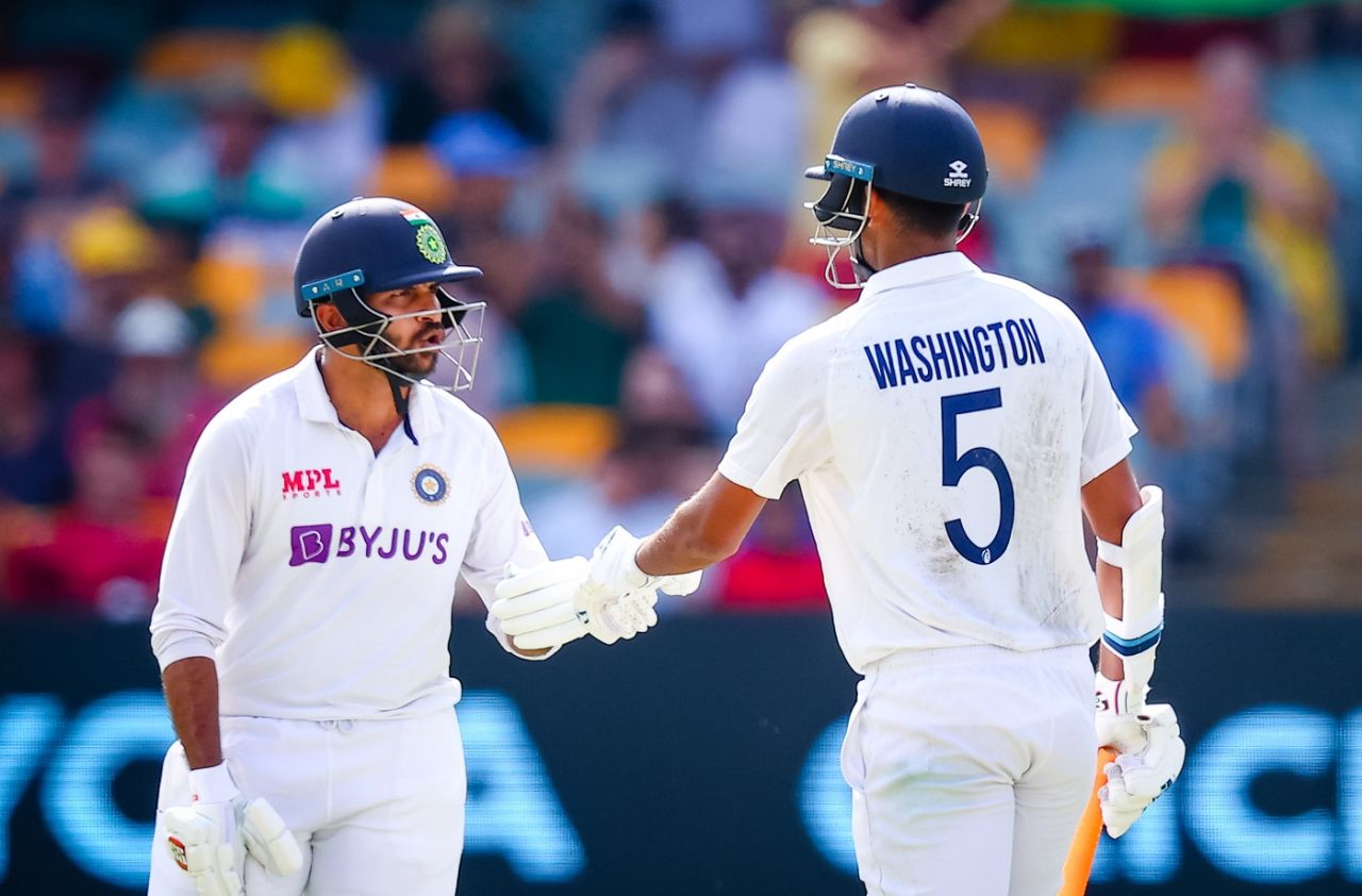 Shardul Thakur and Washington Sundar added 123 runs for the seventh wicket, Australia vs India, 4th Test, Brisbane, 3rd day, January 17, 2021