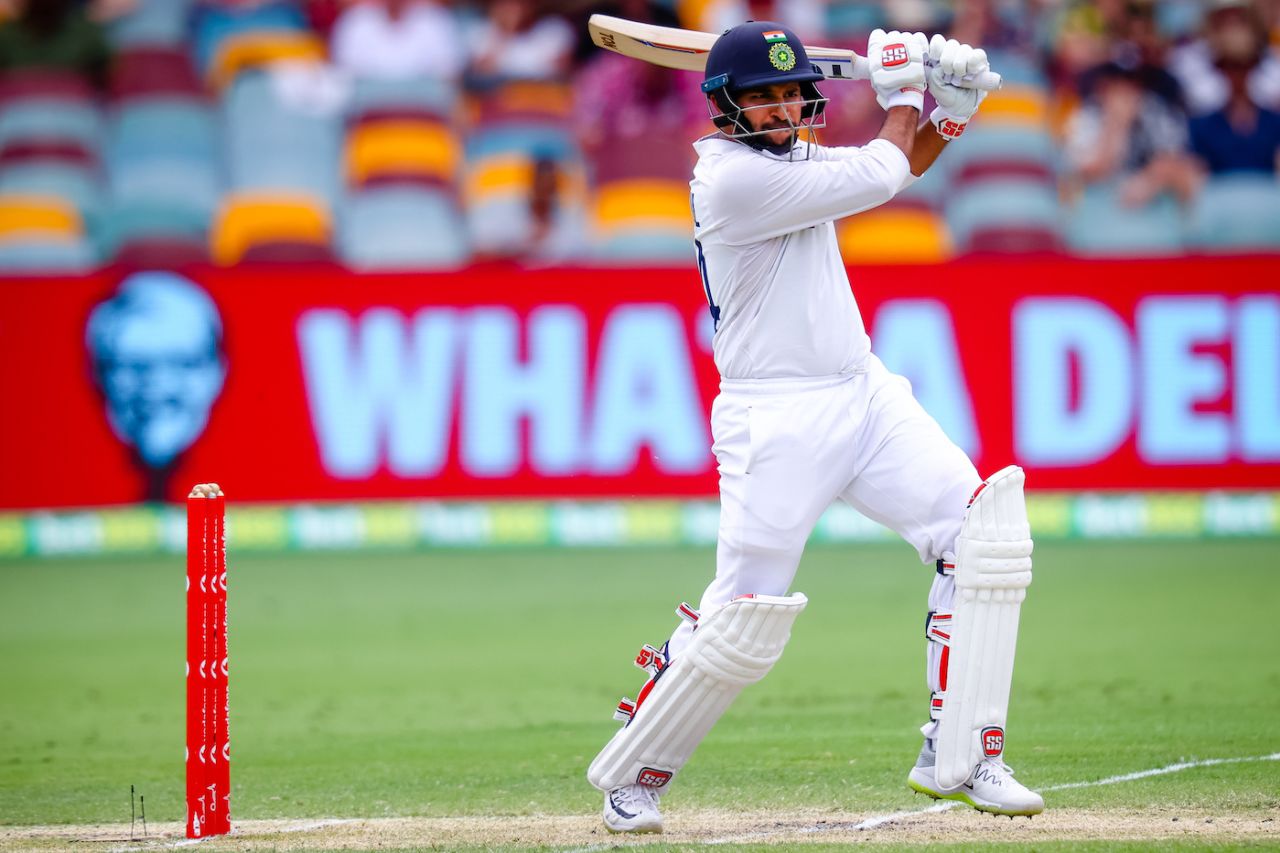 Shardul Thakur struck a few handsome drives, Australia vs India, 4th Test, Brisbane, 3rd day, January 17, 2021