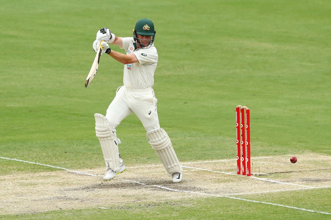 Marcus Harris caresses one through the covers, Australia vs India, 4th Test, Brisbane, 4th day, January 18, 2021