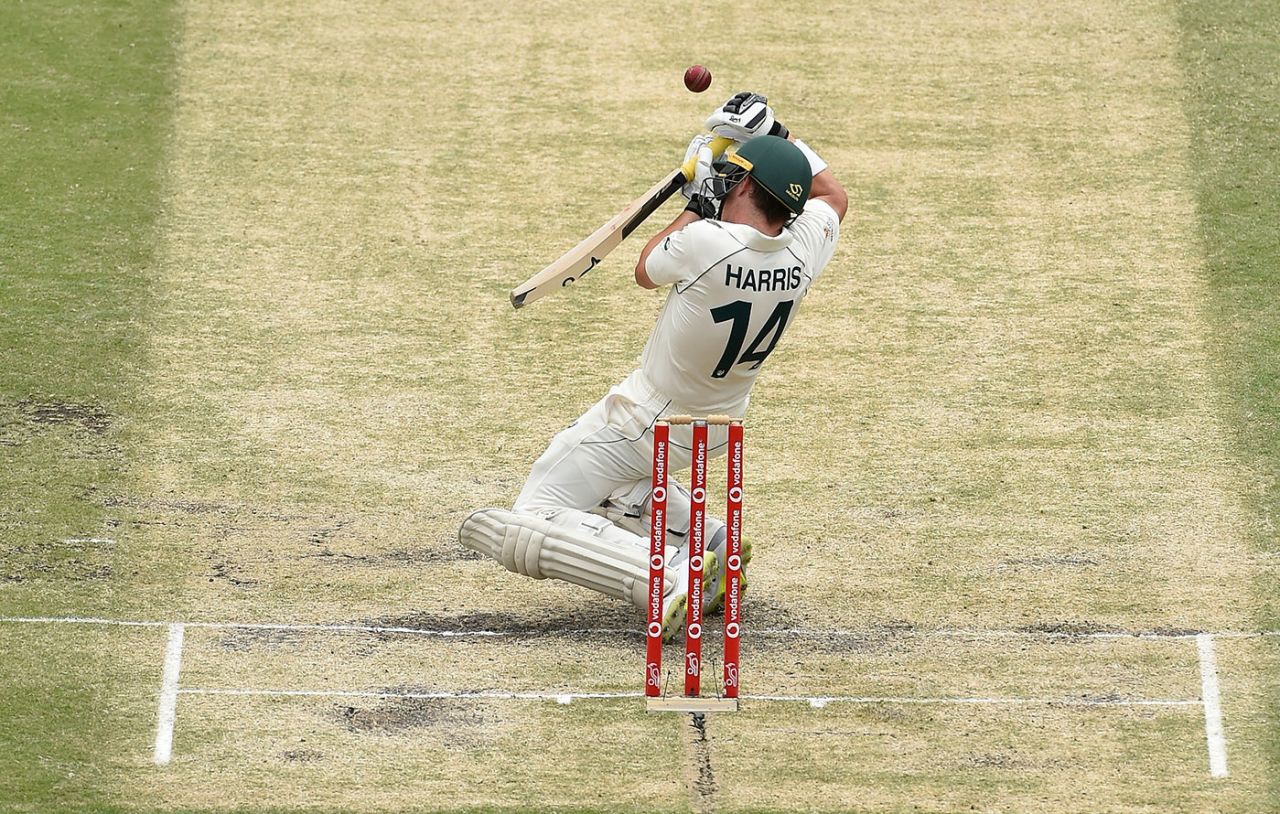 Marcus Harris gloved a short ball, Australia vs India, 4th Test, Brisbane, 4th day, January 18, 2021
