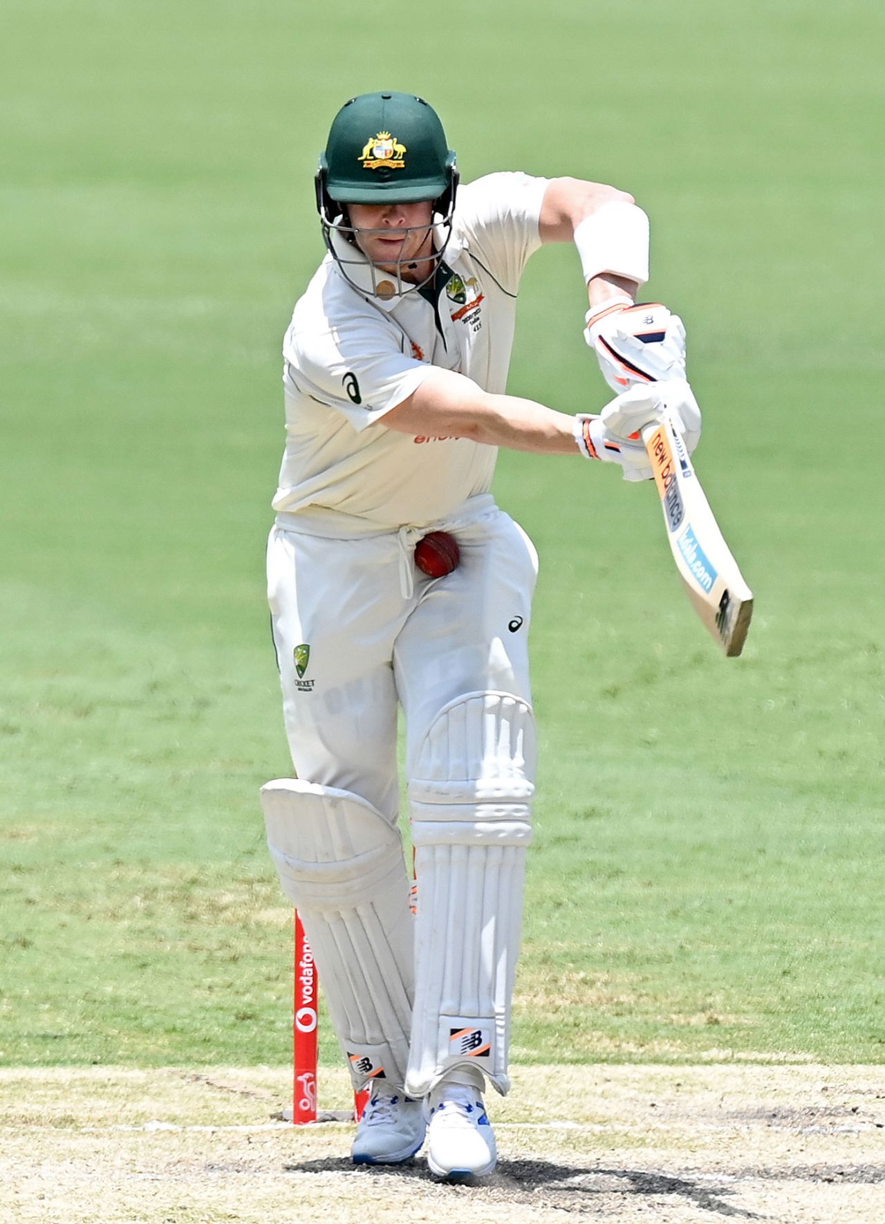 Steven Smith misses a delivery, Australia vs India, 4th Test, Brisbane, 4th day, January 18, 2021