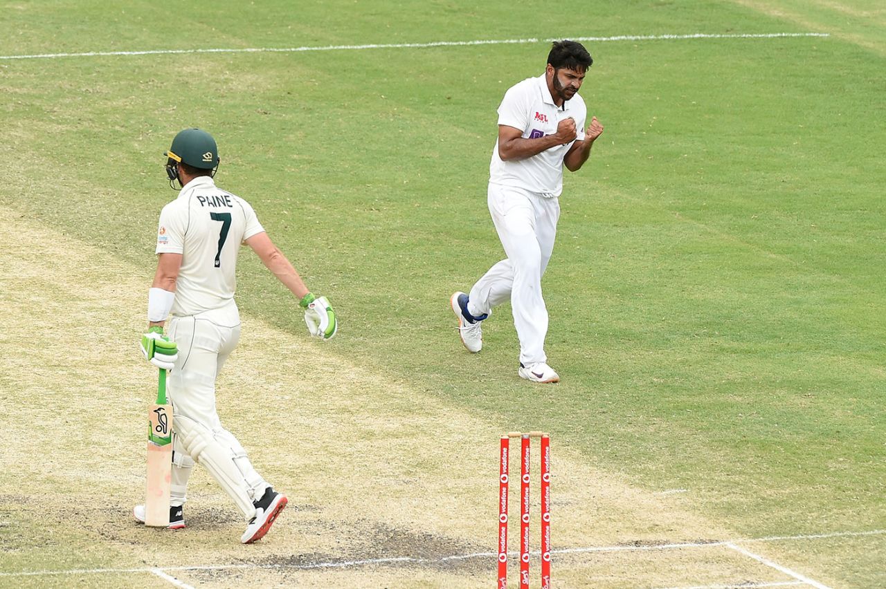 Shardul Thakur removes Tim Paine, Australia vs India, 4th Test, Brisbane, 4th day, January 18, 2021