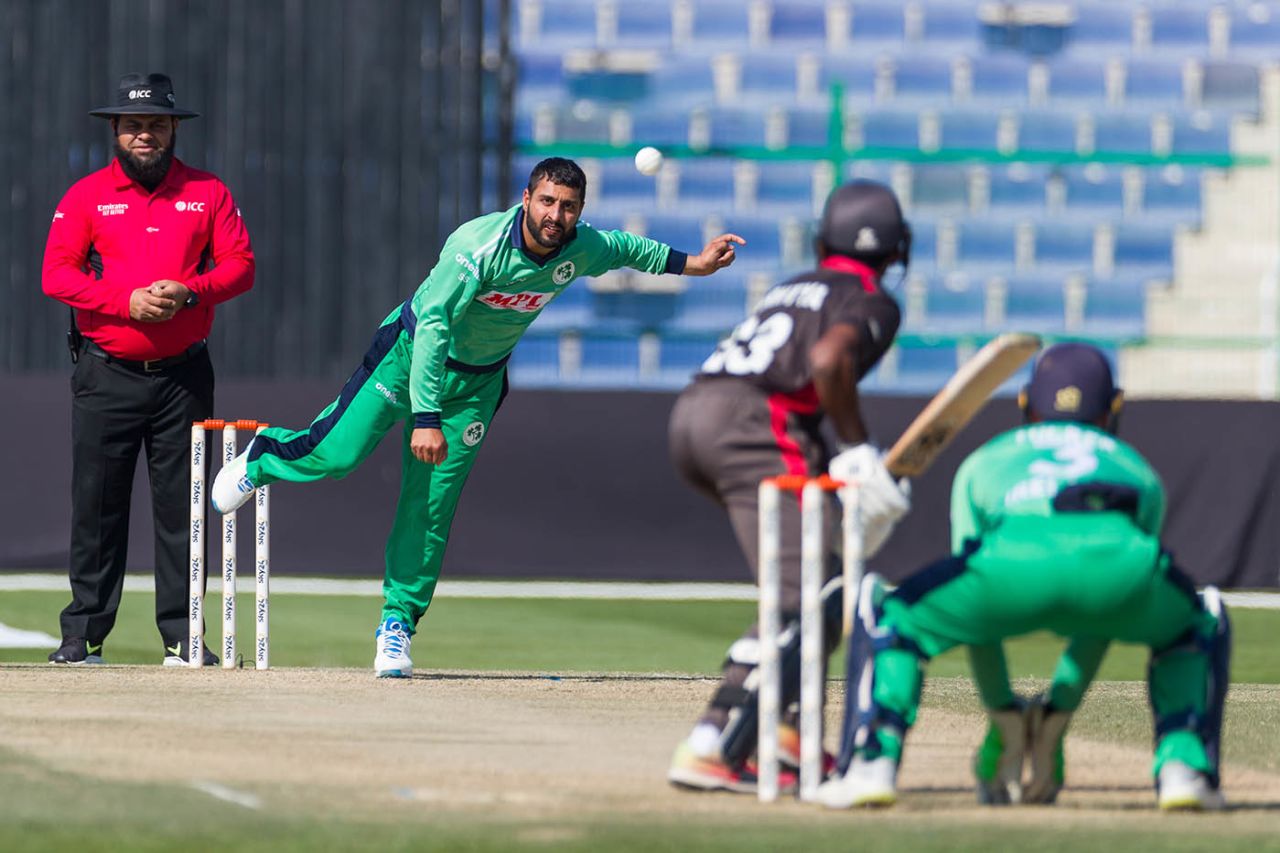 Simi Singh took 5 for 10 in his 10 overs, UAE vs Ireland, Abu Dhabi, January 18, 2021
