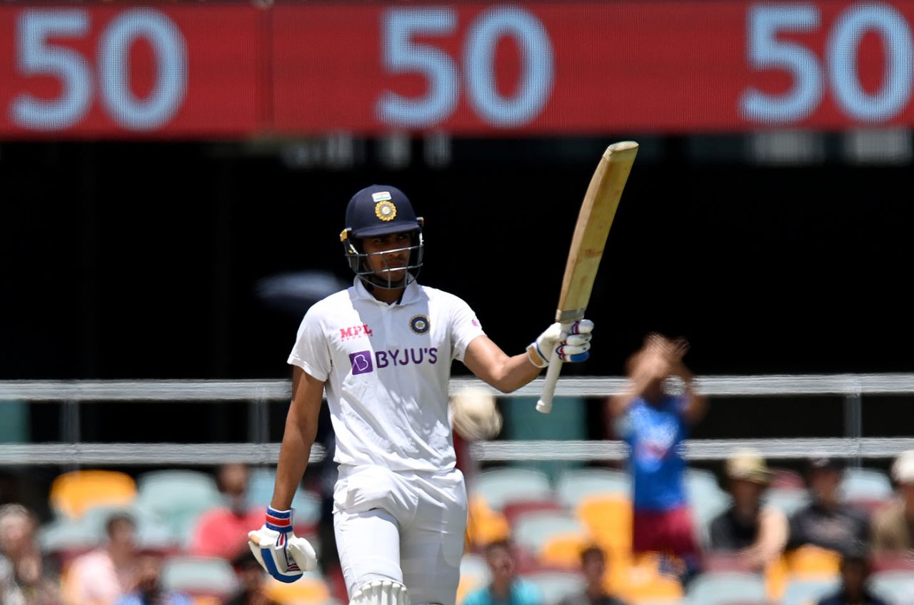 Shubman Gill brings up his half-century, Australia vs India, 4th Test, Brisbane, 5th day, January 19, 2021