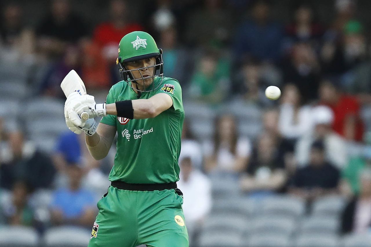 Nick Larkin top-scored for the Stars, Melbourne Renegades vs Melbourne Stars, BBL 2020-21, Docklands, January 20, 2021