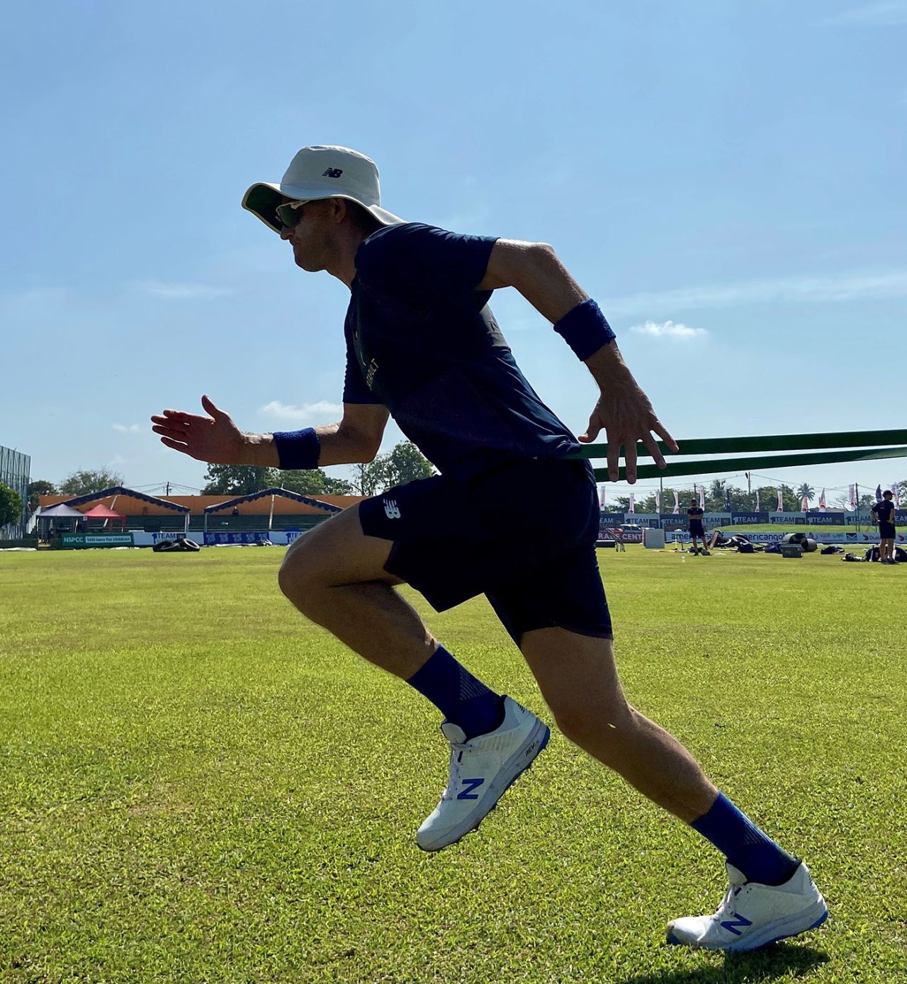 Olly Stone trains ahead of the 2nd Test vs Sri Lanka, Galle, 20 January 2021