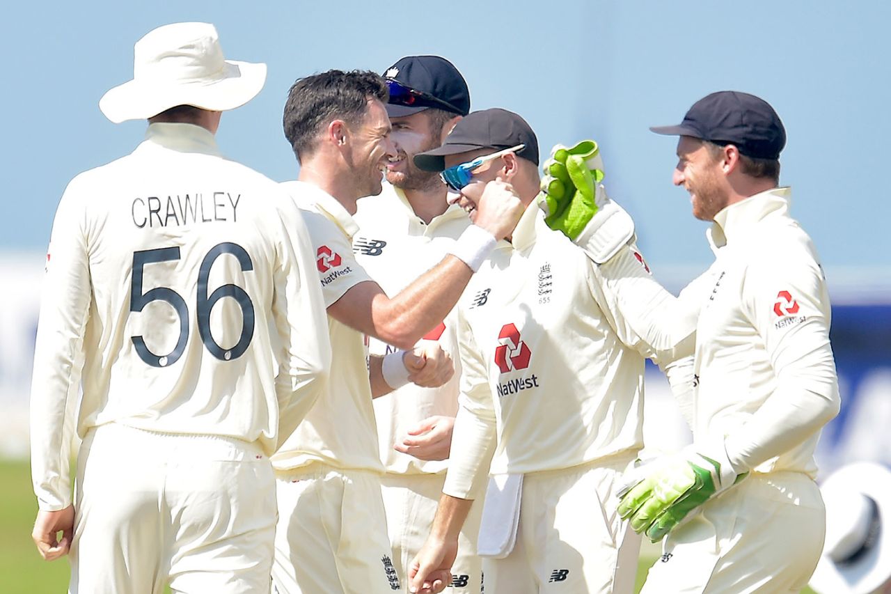 James Anderson claimed two wickets in his first spell of the series, Sri Lanka vs England, 2nd Test, Galle, January 22, 2021