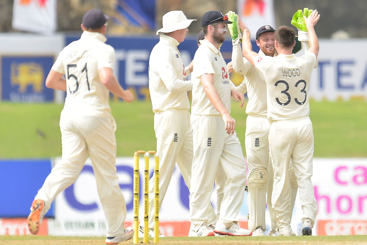 Mark Wood struck with his second wicket of the match, Sri Lanka vs England, 2nd Test, Galle, 2nd day, January 23, 2021