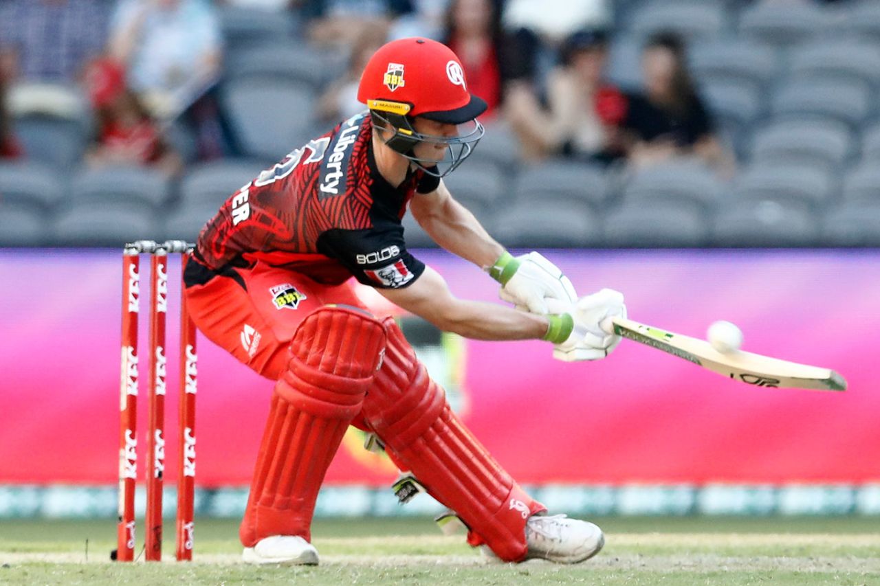 Sam Harper scoops, Melbourne Renegades vs Brisbane Heat, BBL, Marvel Stadium, January 23, 2021