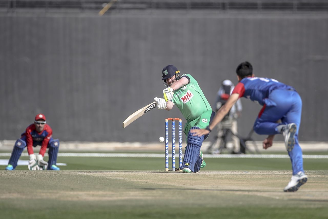 Paul Stirling batted with great intent at the start, Afghanistan vs Ireland, 2nd ODI, Abu Dhabi, January 24, 2021