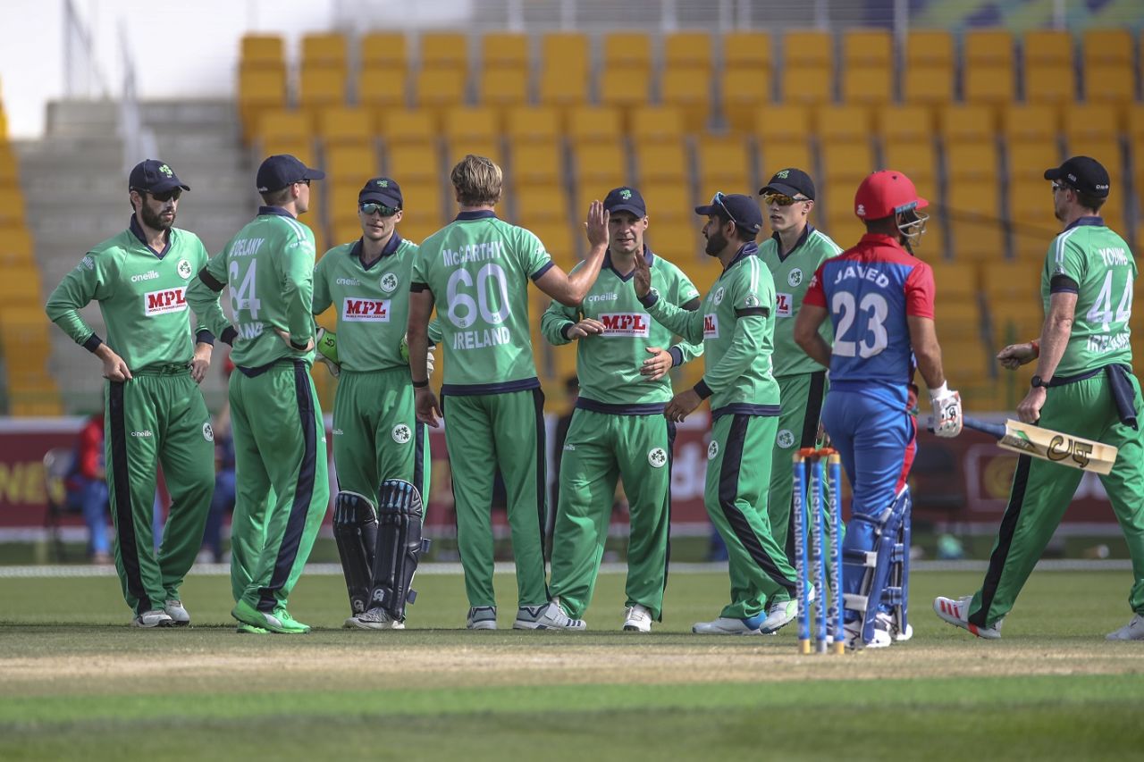 Barry McCarthy got rid of Javed Ahmadi in his first over, Afghanistan vs Ireland, 2nd ODI, Abu Dhabi, January 24, 2021
