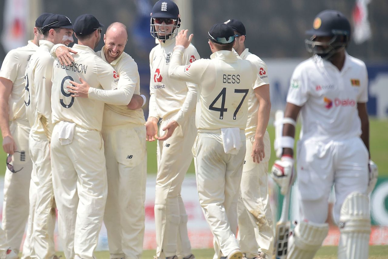 Jack Leach struck early in Sri Lanka's second innings, Sri Lanka vs England, 2nd Test, Galle, 4th day, January 25, 2021