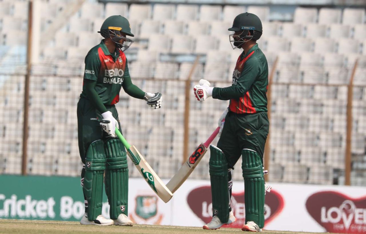 Shakib Al Hasan and Tamim Iqbal added 93 runs for the third wicket, Bangladesh vs West Indies, 3rd ODI, Chattogram, January 25, 2020