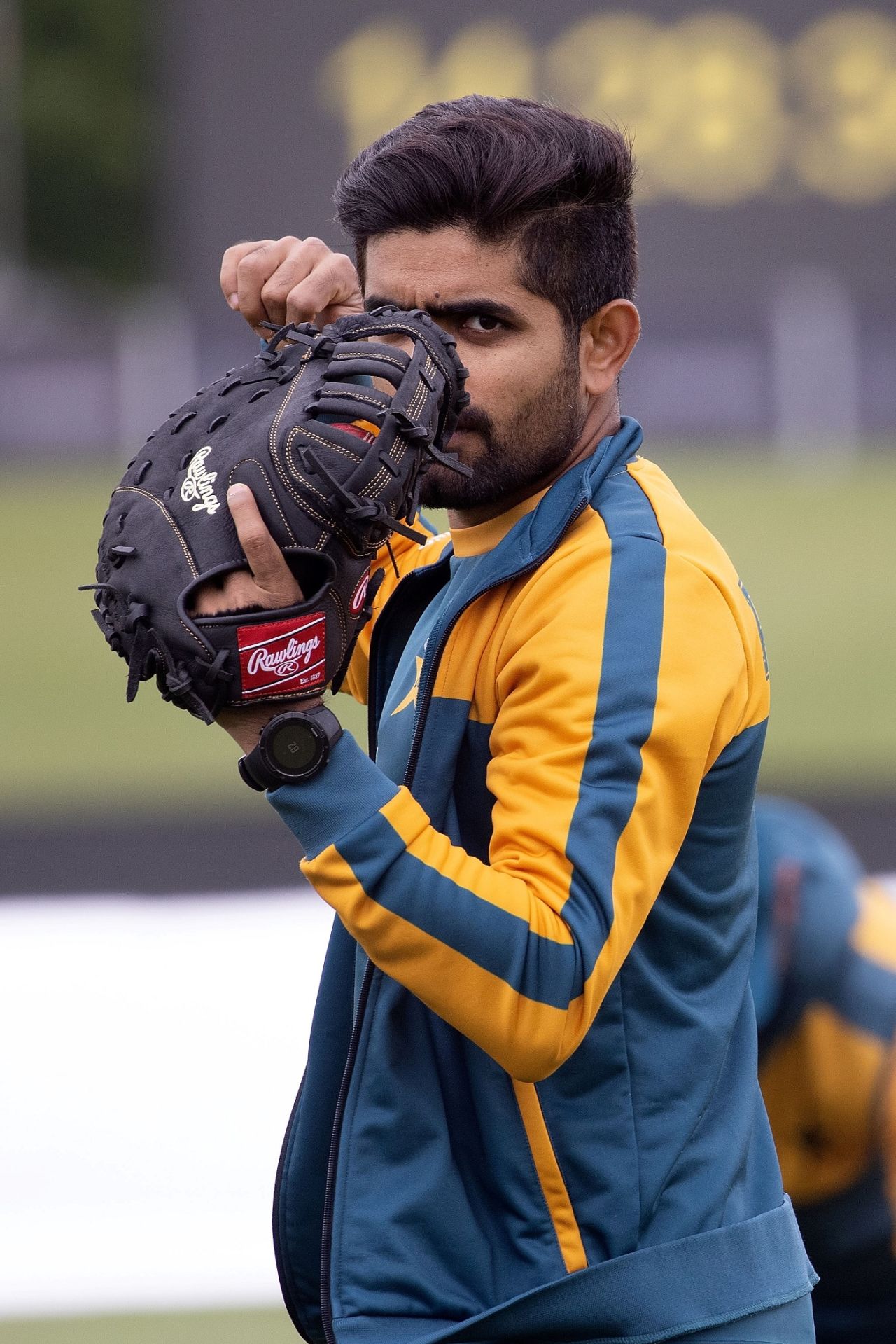 Babar Azam takes part in a training session, Christchurch, January 2, 2021