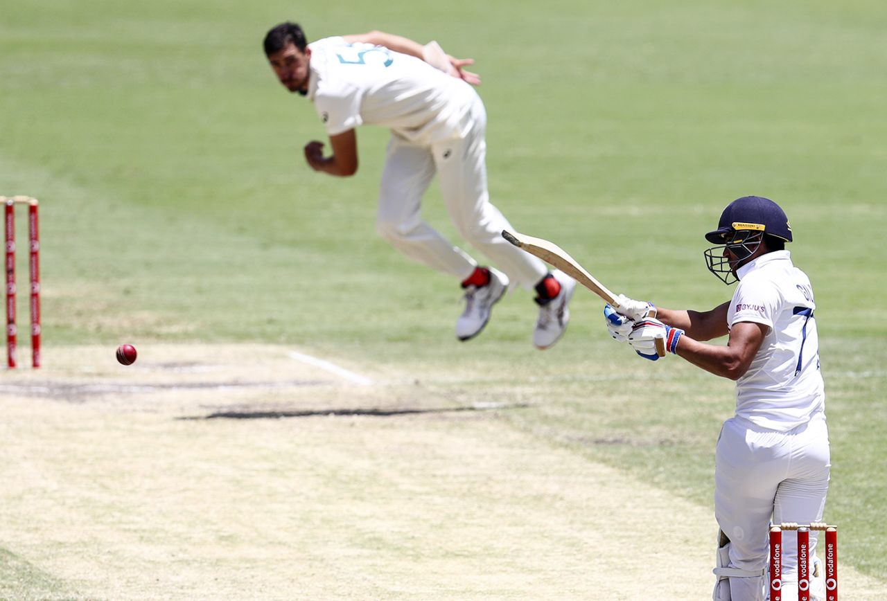 Shubman Gill pulls Mitchell Starc, Australia vs India, 4th Test, Brisbane, 5th day, January 19, 2021