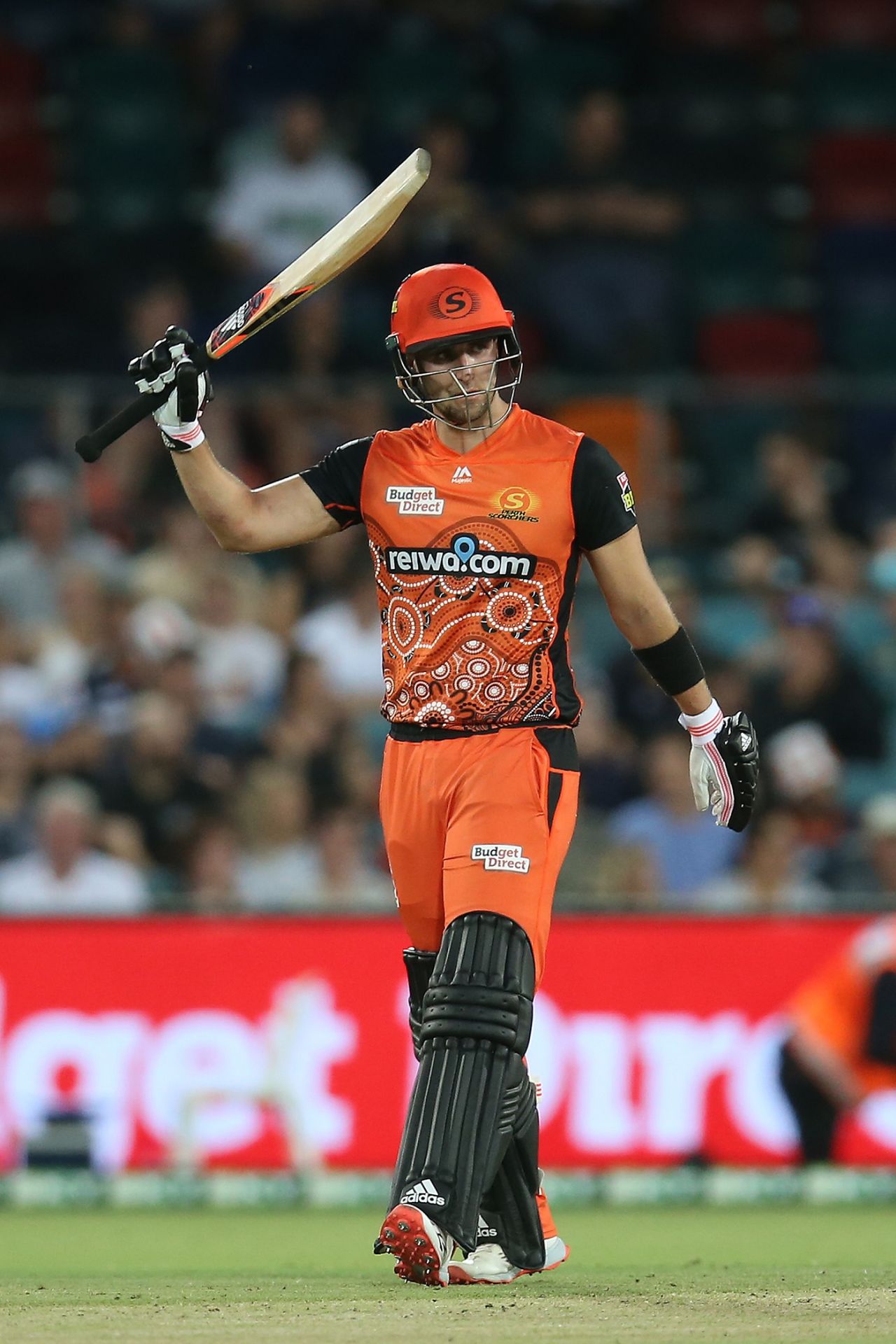 Liam Livingstone brought up an aggressive, quickfire fifty, Brisbane Heat vs Perth Scorchers, BBL 2020-21, Challenger, Canberra, February 4, 2021