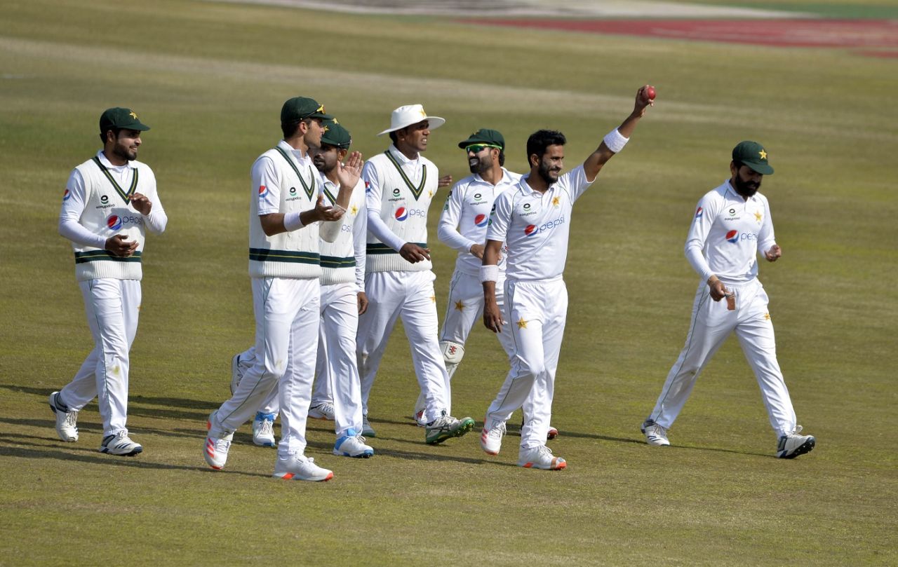 Hasan Ali picked up his second five-for in Tests, Pakistan vs South Africa, 2nd Test, Rawalpindi, 3rd day, February 6, 2021