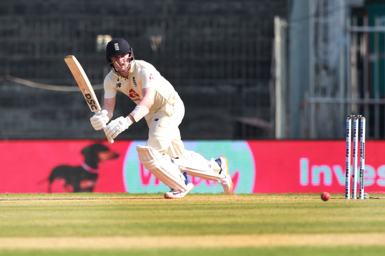 Dom Bess turns one into the leg side for runs, India vs England, 1st Test, Chennai, 2nd day, February 6, 2021