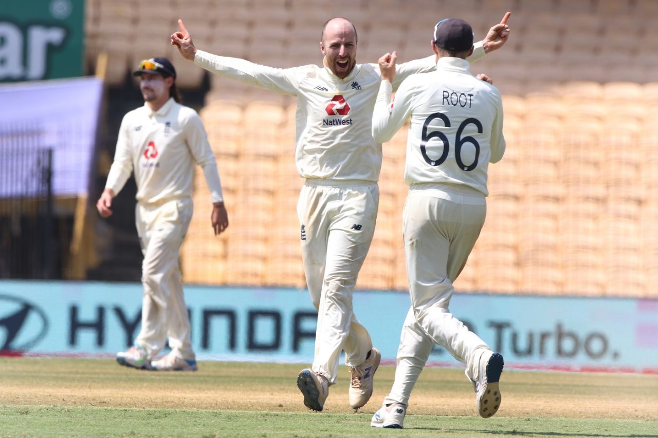 Jack Leach ended R Ashwin's stay in the middle, India vs England, 1st Test, Chennai, 5th day, February 9, 2021