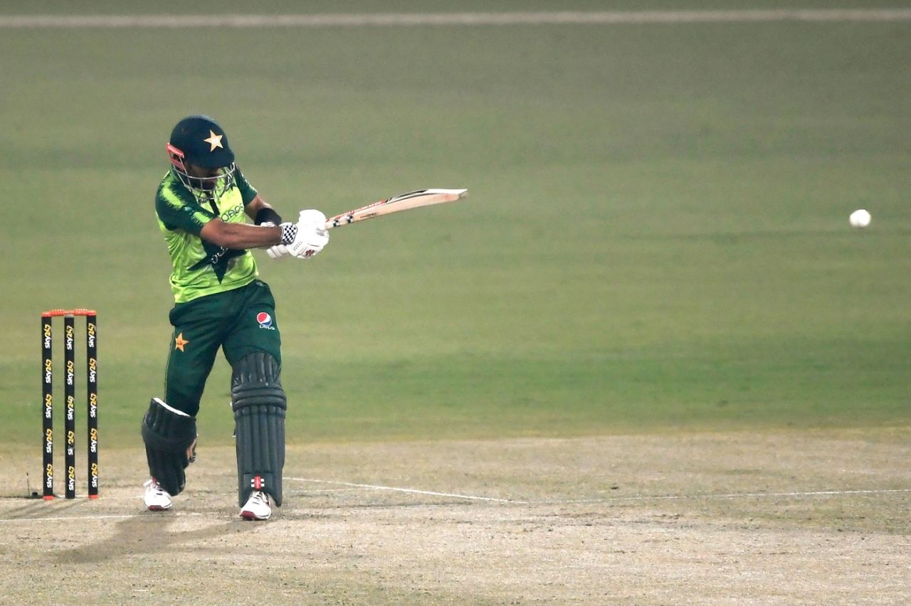 Mohammad Rizwan wallops one into the leg side, Pakistan vs South Africa, 1st T20I, Lahore, February 11, 2021