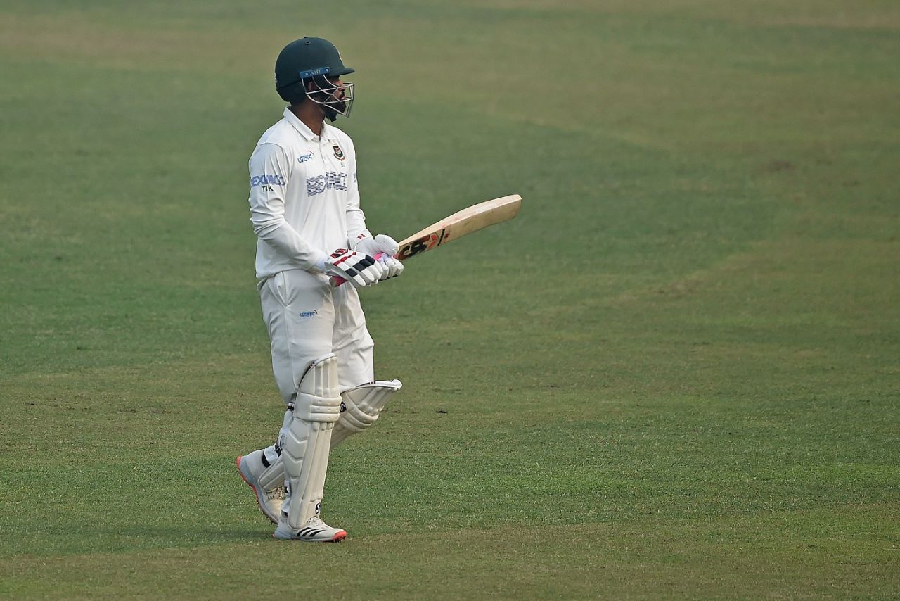 Tamim Iqbal is disappointed as he walks off, Bangladesh vs West Indies, 2nd Test, Dhaka, 2nd day, February 12, 2021