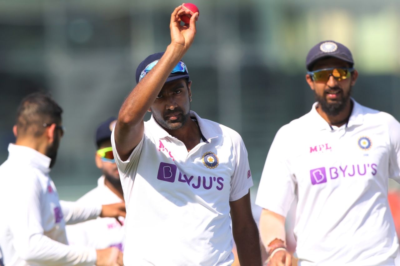 R Ashwin claimed the 29th five-for of his Test career, India vs England, 2nd Test, Chennai, 2nd day, February 14, 2021