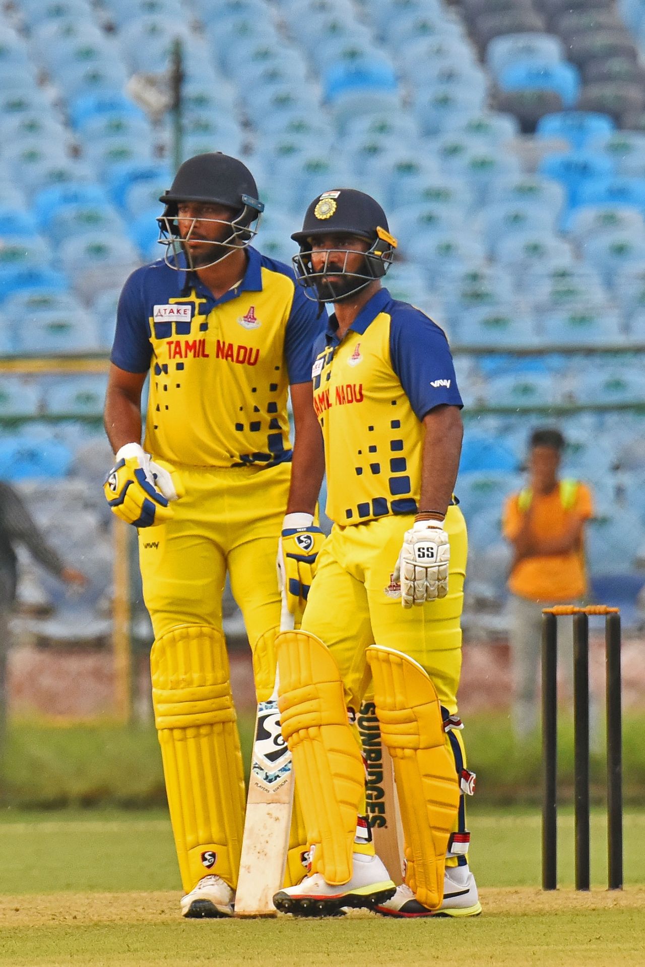 The master and the protégé: Dinesh Karthik has taken Shahrukh Khan under his wing, Rajasthan vs Tamil Nadu, Vijay Hazare Trophy Elite, Group C, Jaipur, September 24, 2019