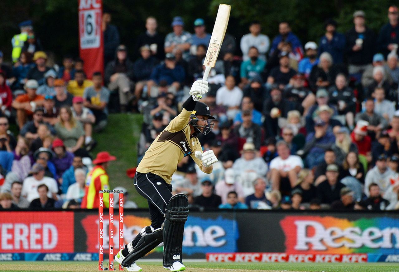 Devon Conway launched into the Australian bowling, New Zealand vs Australia, 1st T20I, Christchurch, February 22, 2021