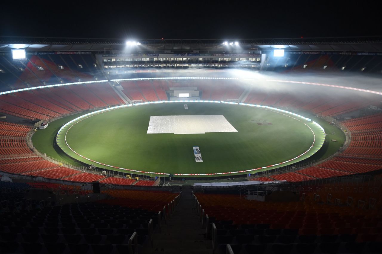 A view of the Sardar Patel Stadium in Motera, India vs England, 3rd Test, Ahmedabad, February 23, 2021