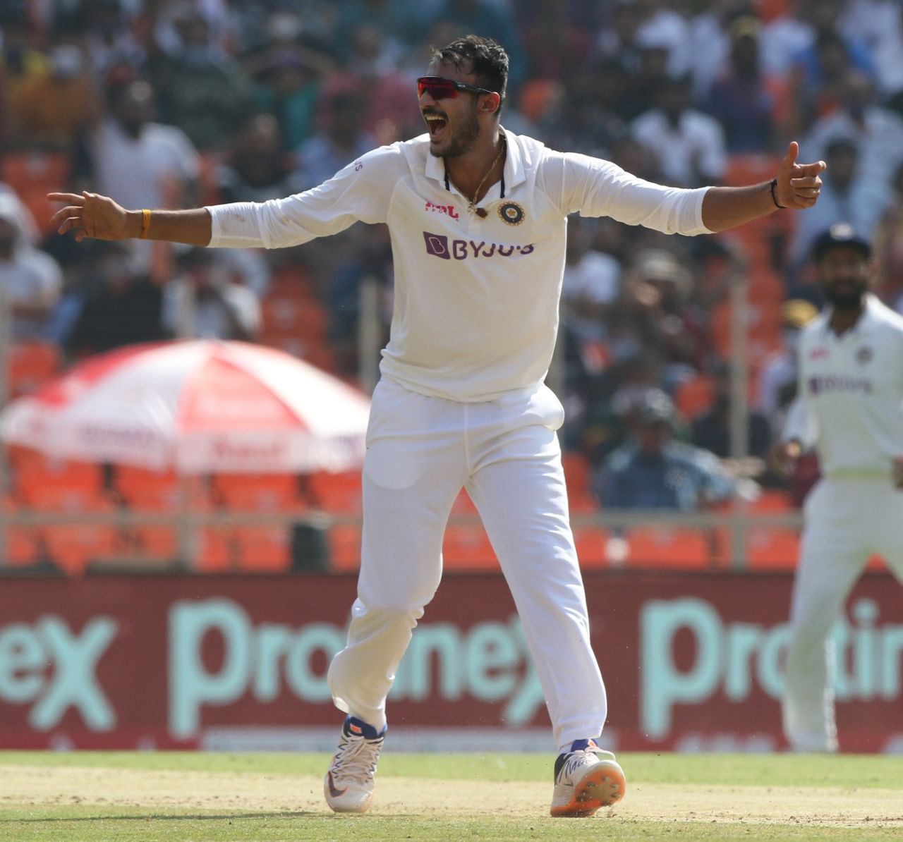 Axar Patel followed up his five-for in the second Test with 6 for 38, India vs England, 3rd Test, Ahmedabad, 1st day, February 24, 2021