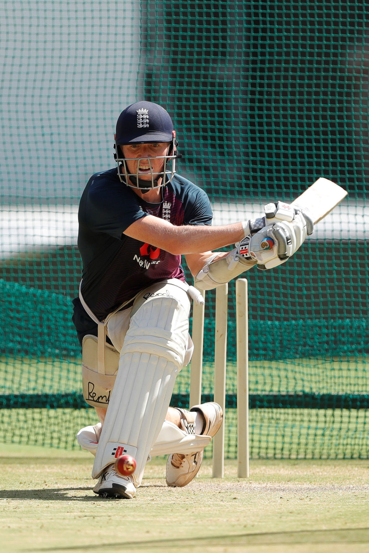 Zak Crawley in the nets, England tour of India, Ahmedabad, 2 March 2021
