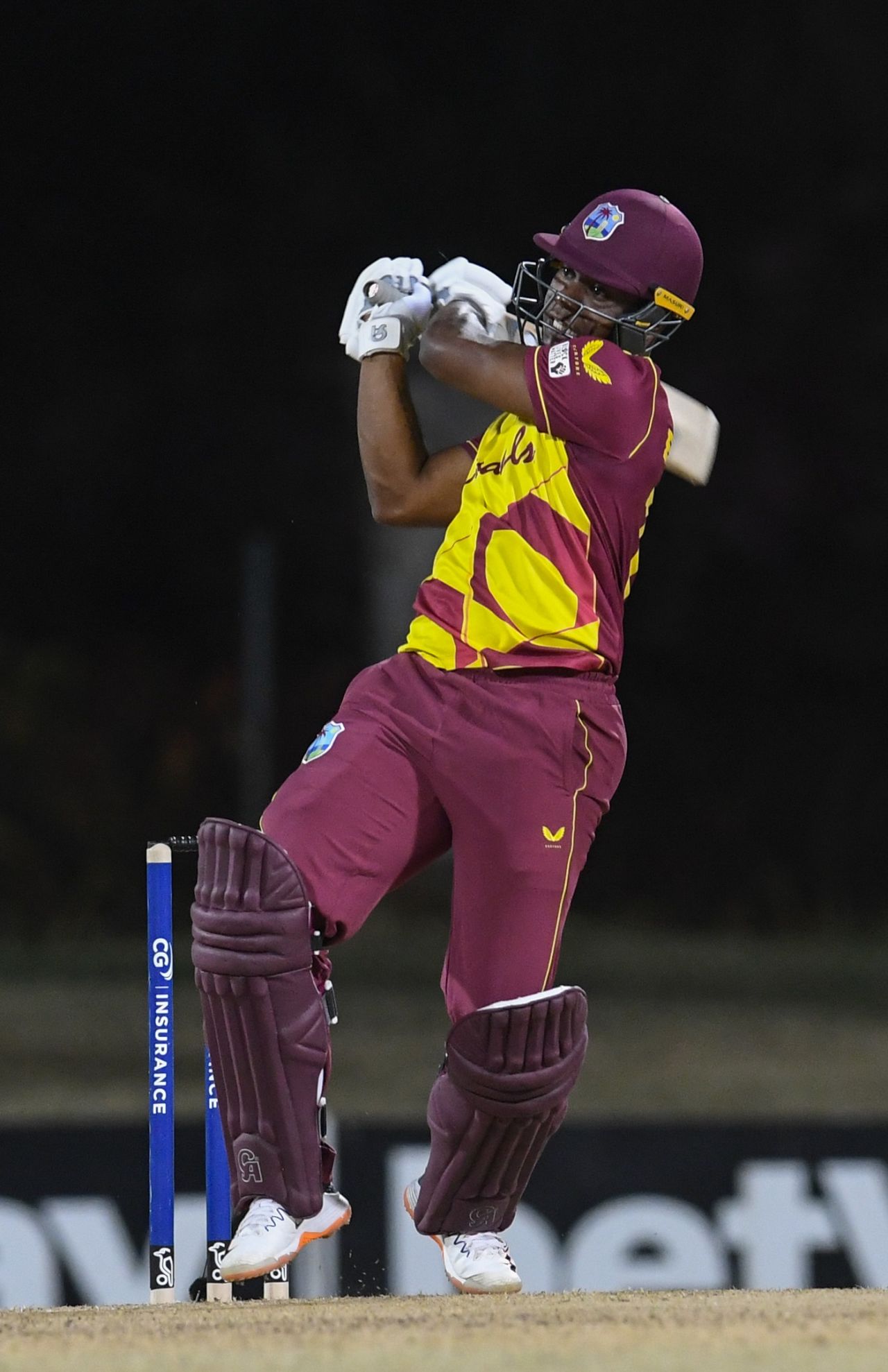 Evin Lewis pulls one away, West Indies vs Sri Lanka, 1st T20I, Coolidge, March 3, 2021