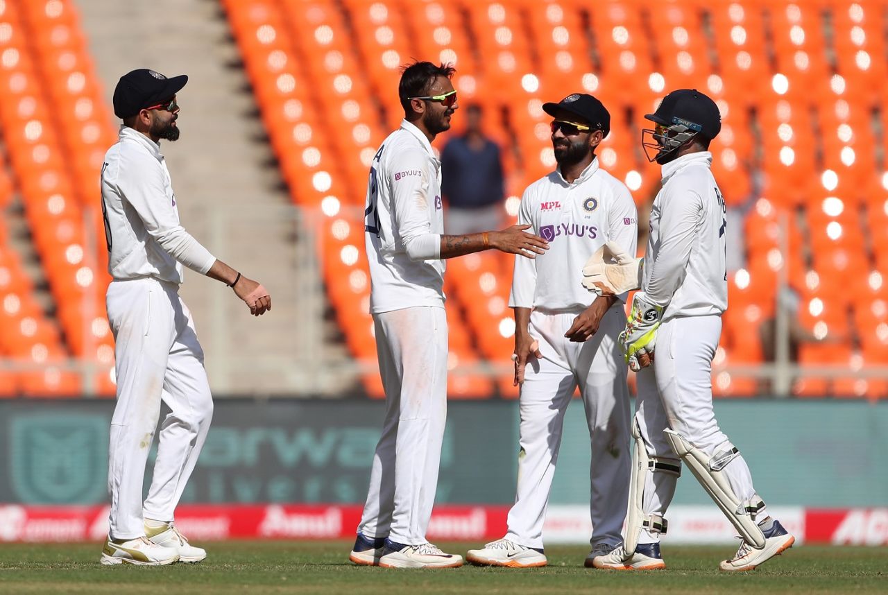 Axar Patel grabbed 4 for 68 in England's first innings, India vs England, 4th Test, Ahmedabad, 1st Day, March 4, 2021