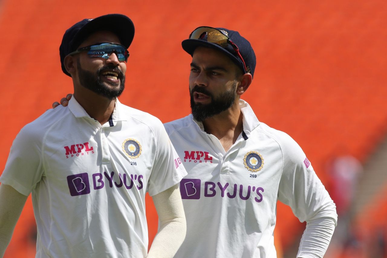 "I got your back" - Virat Kohli and Mohammed Siraj, India vs England, 4th Test, Ahmedabad, 1st Day, March 4, 2021