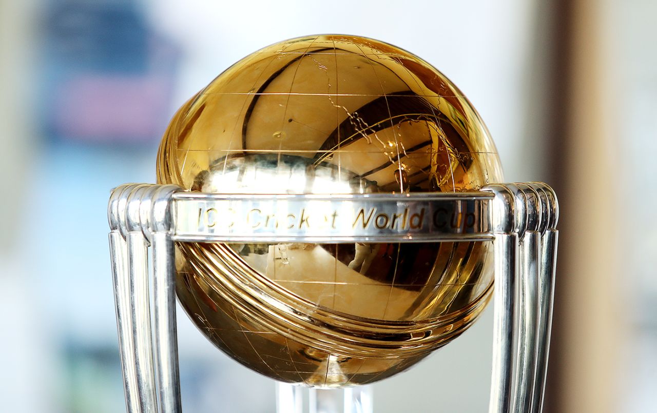The World Cup trophy