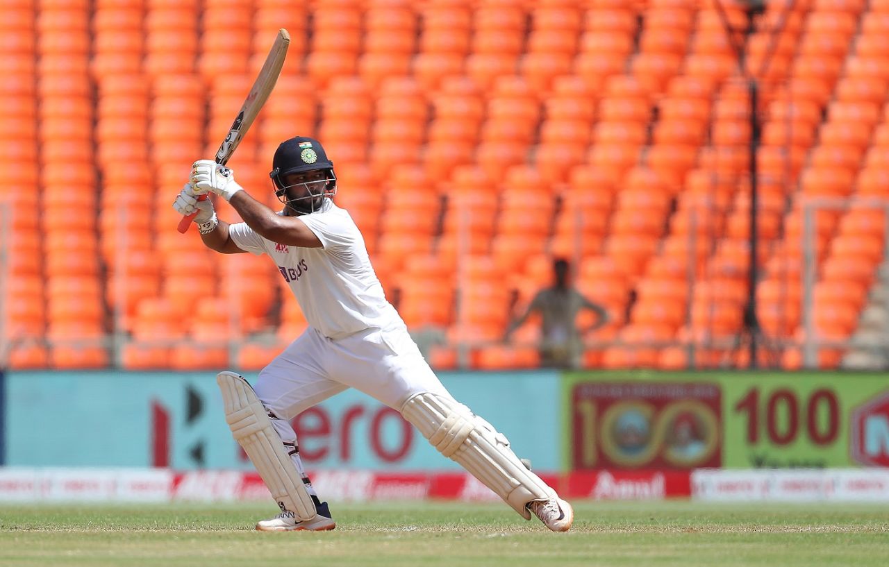 Rishabh Pant cuts behind point, India vs England, 4th Test, Ahmendabad, 2nd day, March 5, 2021