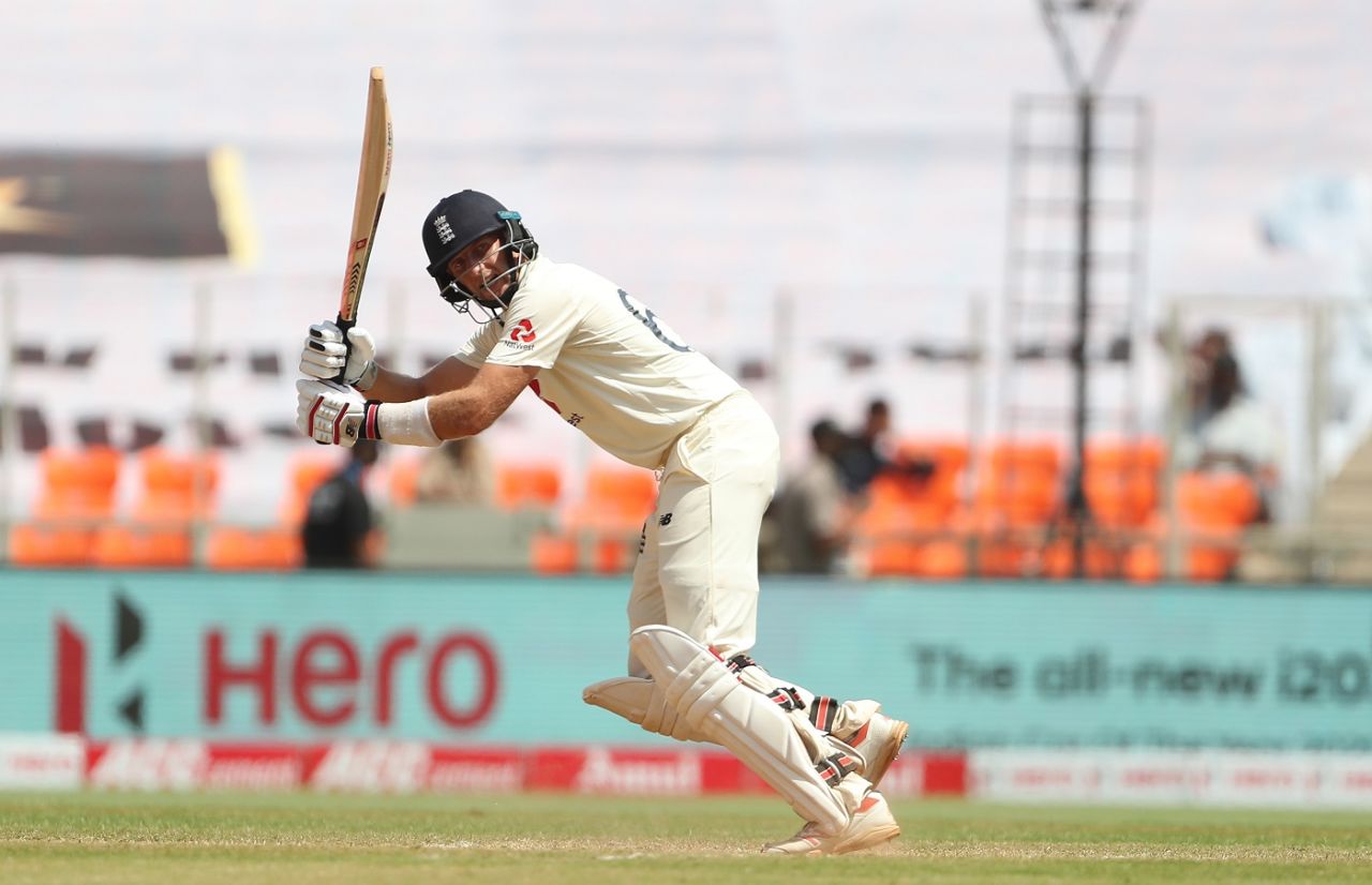 Joe Root works one into the leg side, India vs England, 4th Test, Ahmedabad, 3rd day, March 6, 2021

