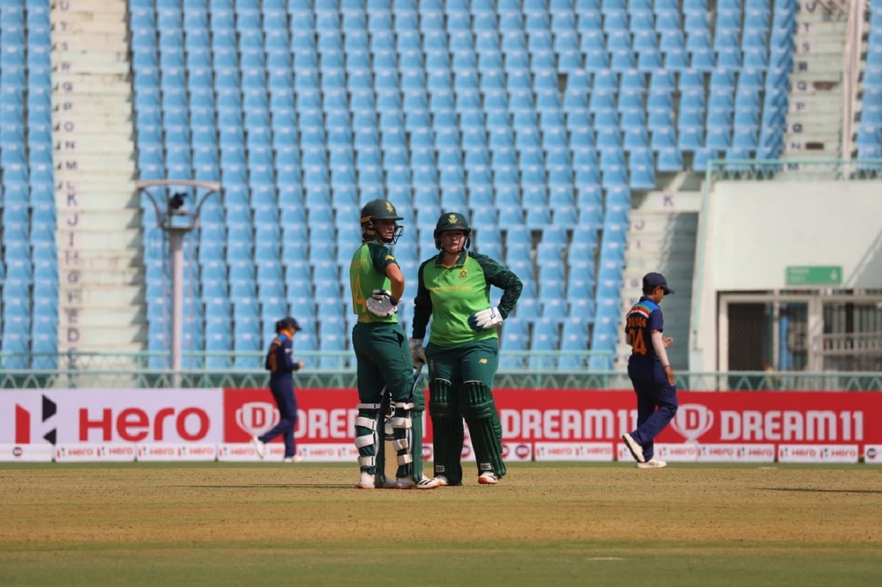 Laura Wolvaardt and Lizelle Lee added 169 for the opening wicket, India vs South Africa, 1st Women's ODI, Lucknow, March 7, 2021