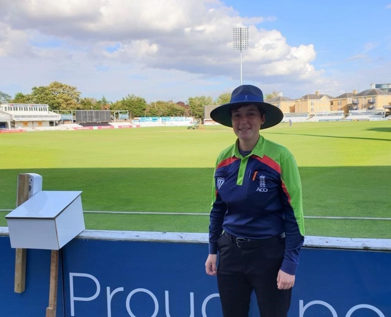 Umpire Anna Harris