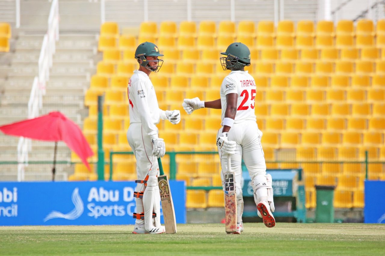 Sean Williams and Donald Tiripano put up a 187-run stand, Afghanistan vs Zimbabwe, 2nd Test, Day 5, Abu Dhabi