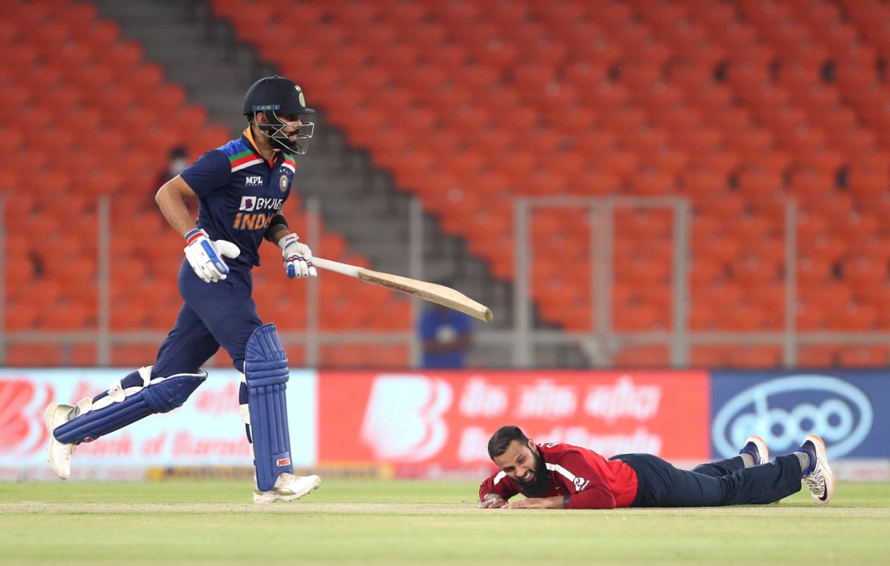 Virat Kohli meted out some early punishment to England, India vs England, 5th T20I, Ahmedabad, March 20, 2021