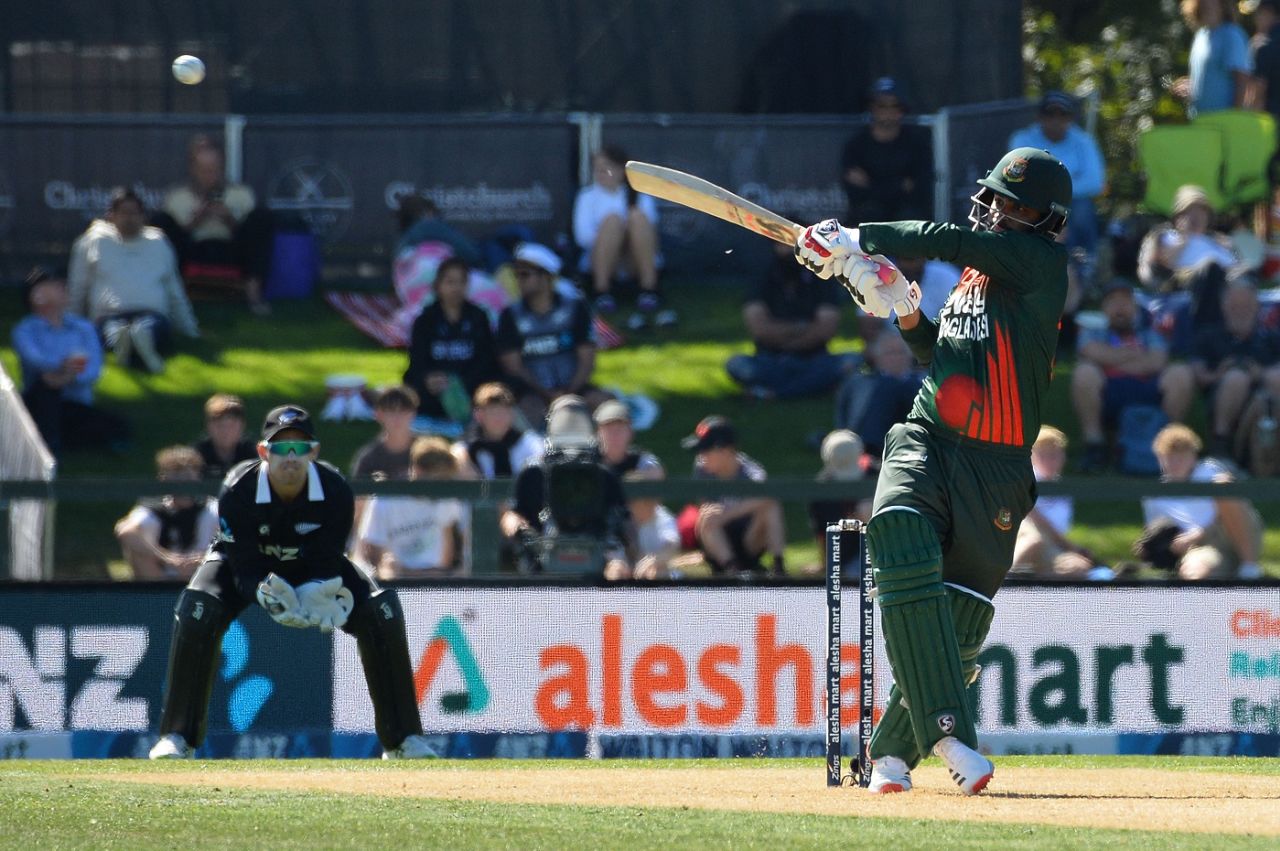 Tamim Iqbal goes on the attack, New Zealand vs Bangladesh, 2nd ODI, Christchurch, March 23, 2021