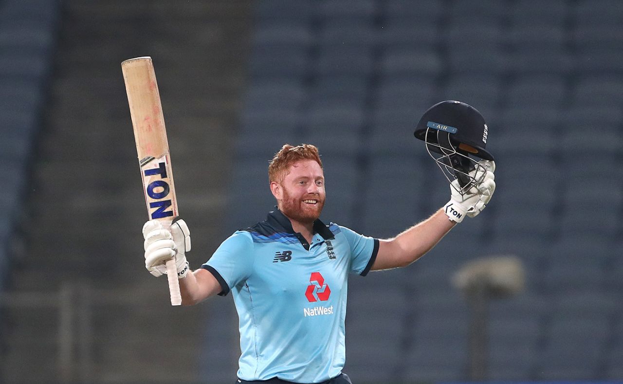 Jonny Bairstow raised his 11th ODI hundred, India vs England, 2nd ODI, Pune, March 26, 2021