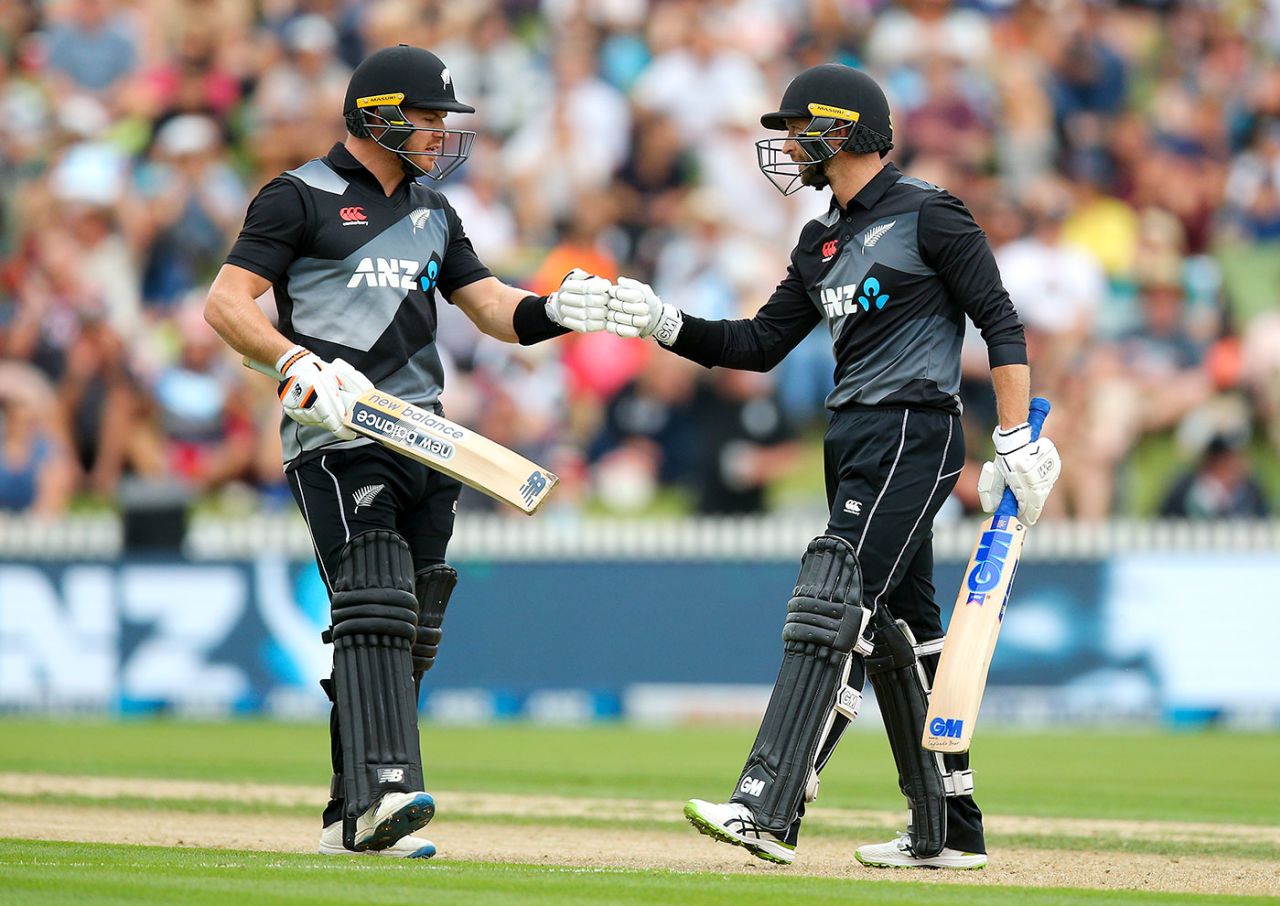 Glenn Phillips and Devon Conway gave the innings a grandstand finish
, New Zealand vs Bangladesh, 1st T20I, Hamilton, March 28, 2021