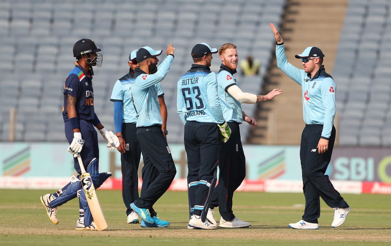 Ben Stokes got rid of Hardik Pandya, India vs England, 3rd ODI, Pune, March 28, 2021