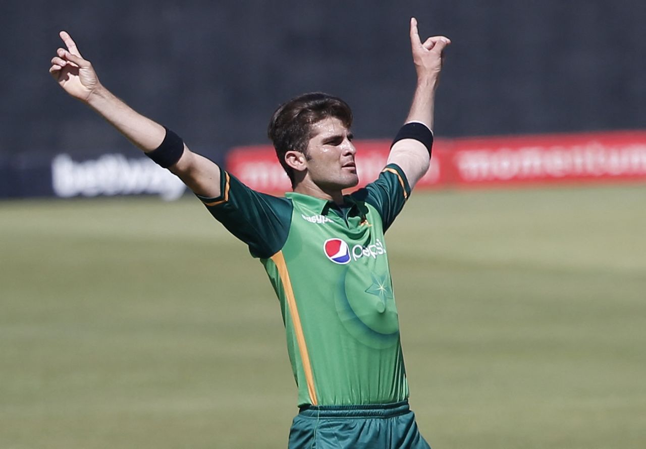 Shaheen Shah Afridi celebrates a wicket, South Africa vs Pakistan, 1st ODI, Centurion, April 2, 2021