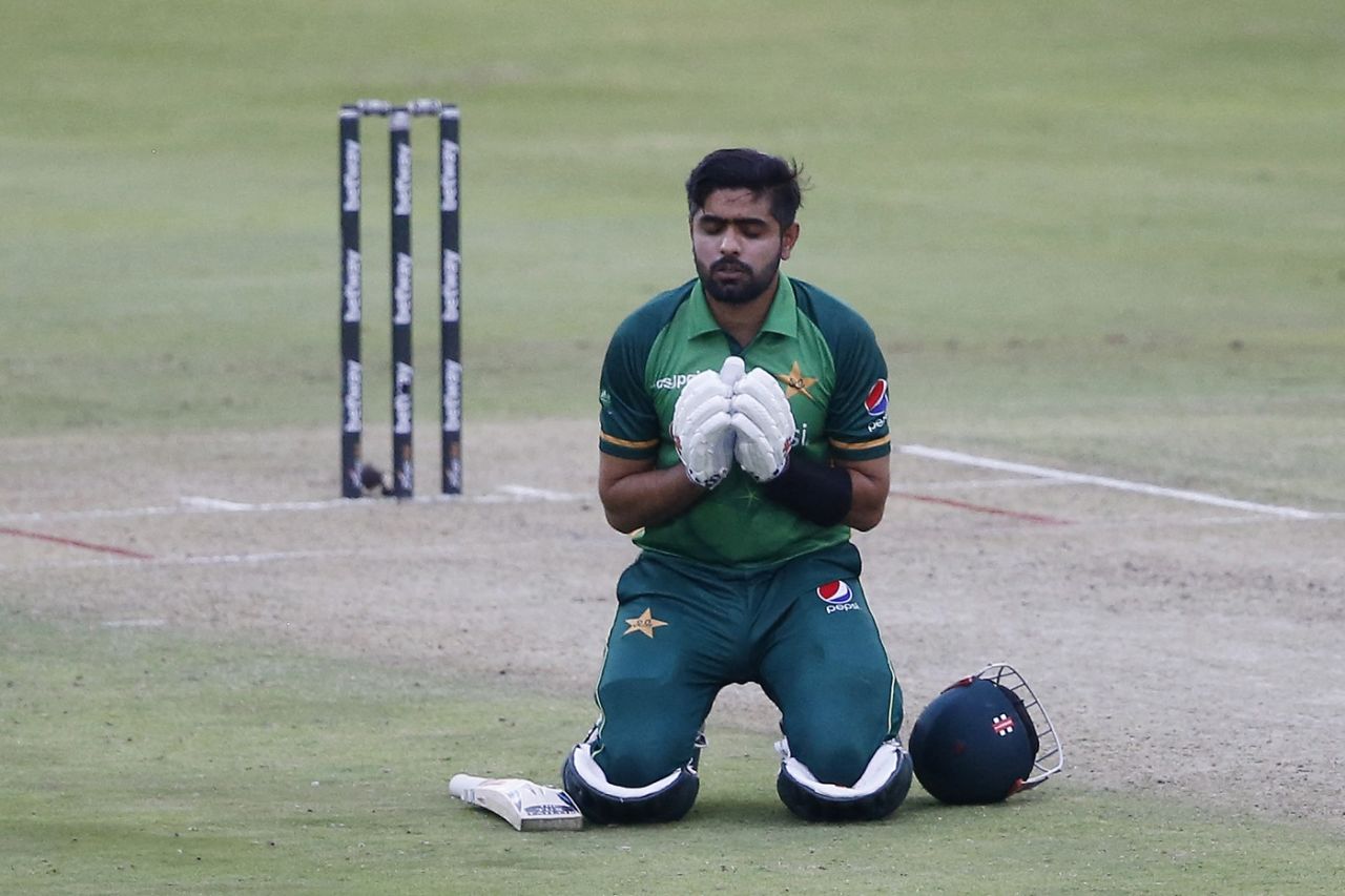 Babar Azam brought up his 13th ODI century, South Africa vs Pakistan, 1st ODI, Centurion, April 2, 2021