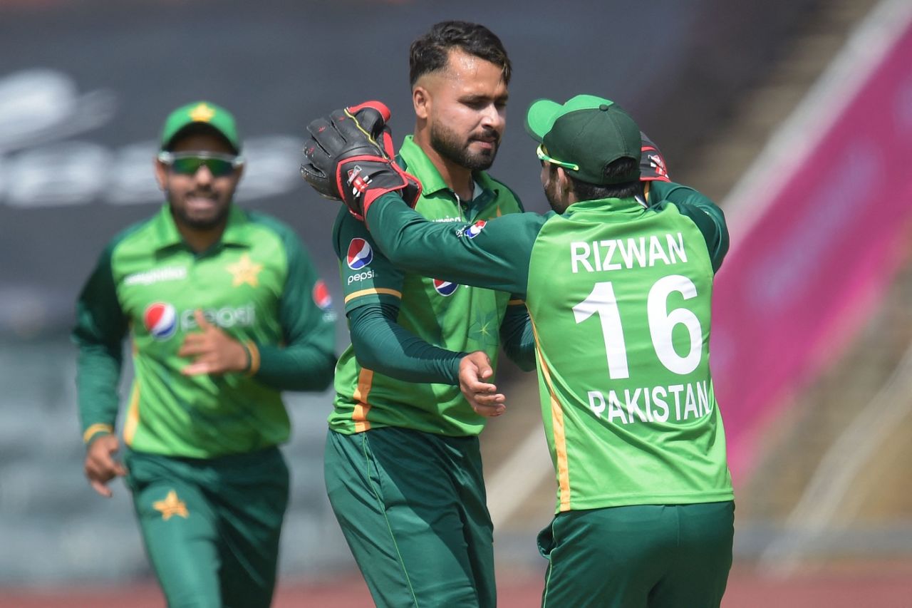 Faheem Ashraf dismissed Aiden Markram, South Africa vs Pakistan, 2nd ODI, Johannesburg, April 4, 2021