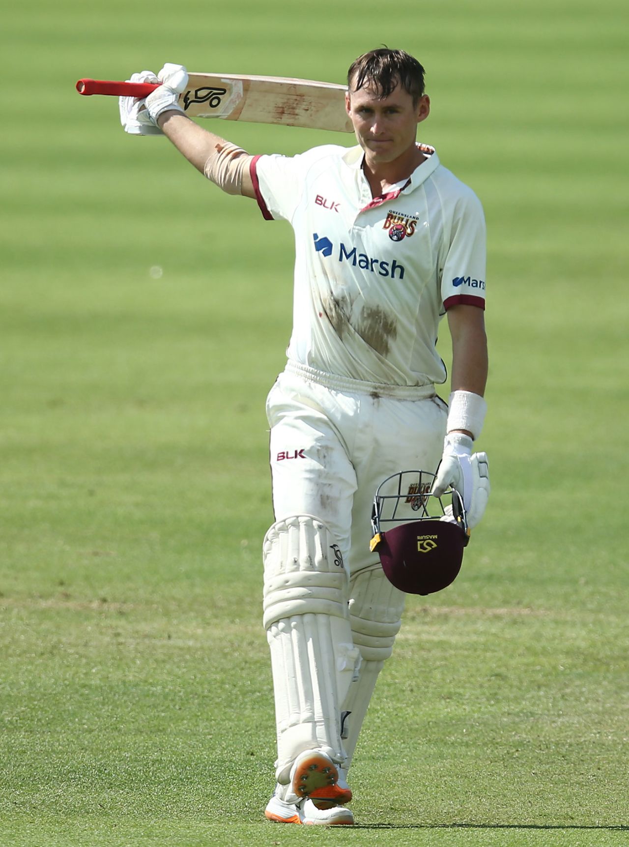 Marnus Labuschagne brings up another hundred, New South Wales vs Queensland, Sheffield Shield, Wollongong, April 5, 2021